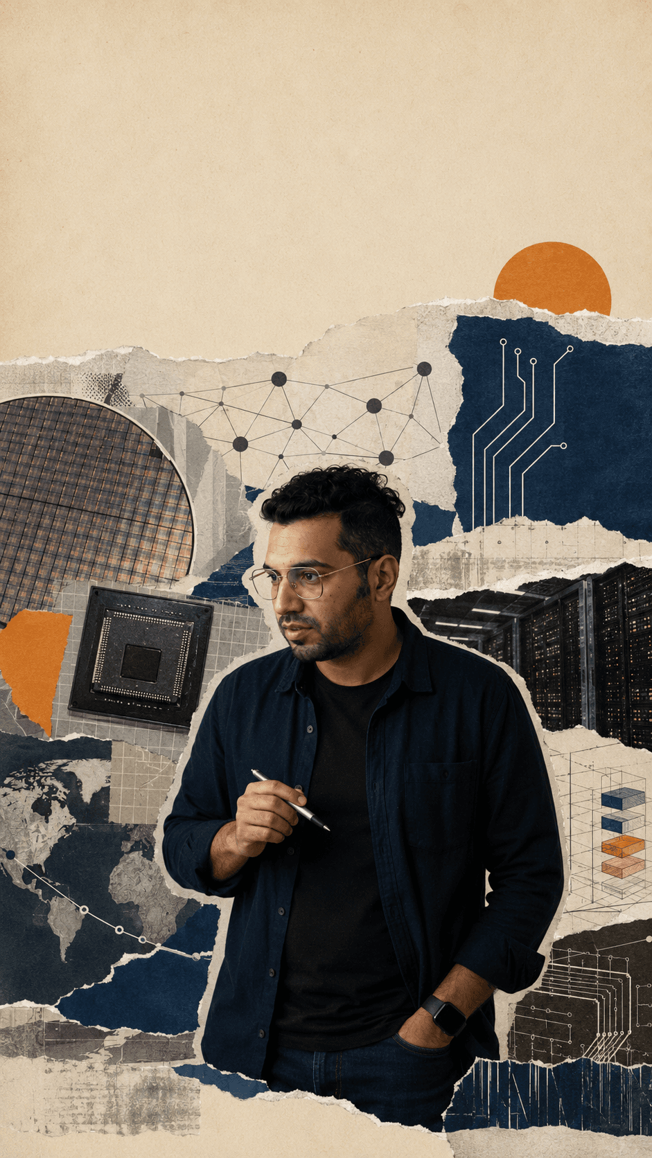 Founder portrait in a creative working environment